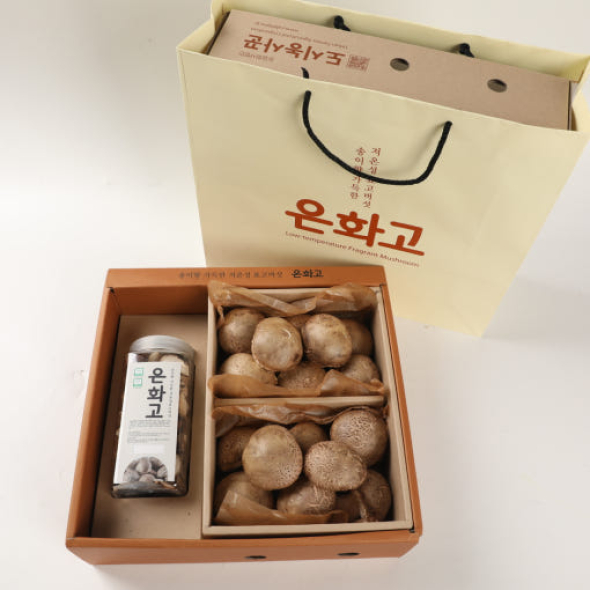 도시농사꾼 은화고 B베스트세트 저온성표고버섯 은화고 700g + 건버섯 100g 선물세트