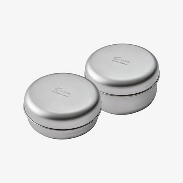 클래딘 프리미엄 티타늄 반찬통 2P 세트