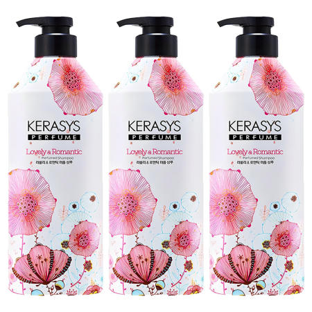 케라시스 퍼퓸 샴푸 러블리 앤 로맨틱향, 980ml, 3개