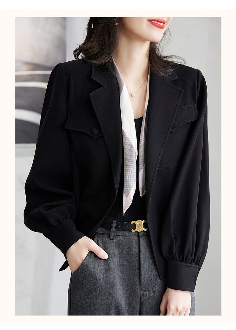 긴팔 정장 캐주얼 데일리 재킷